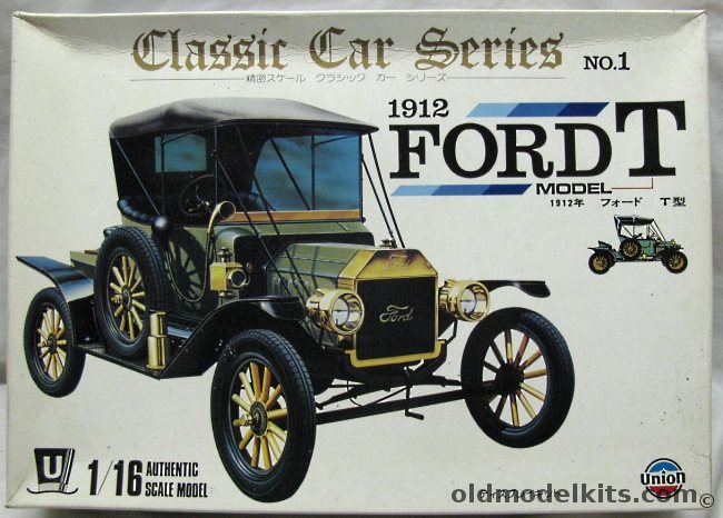 Union 1/16 1912 Ford Model T, C-01-1500 plastic model kit